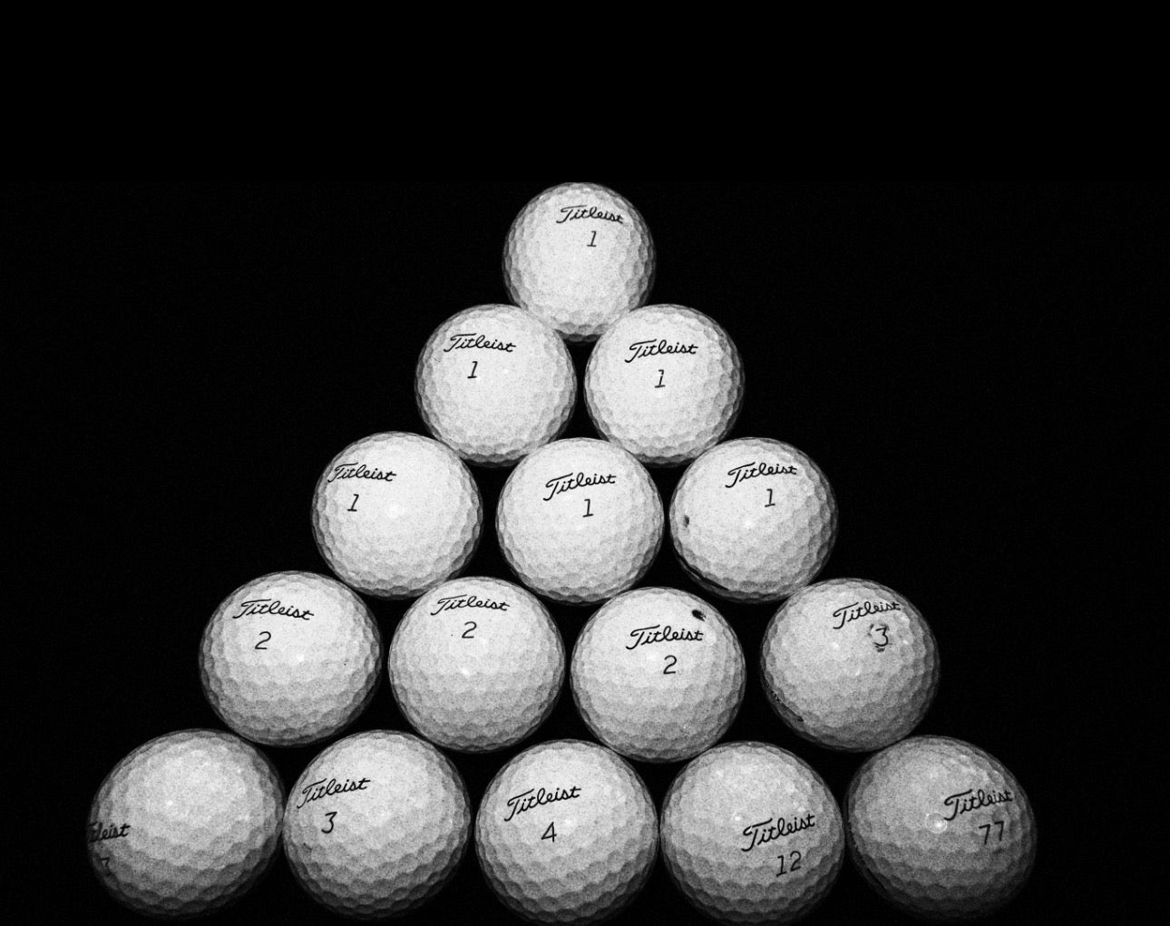 12 used 2nd tier titleist proV1x golf balls